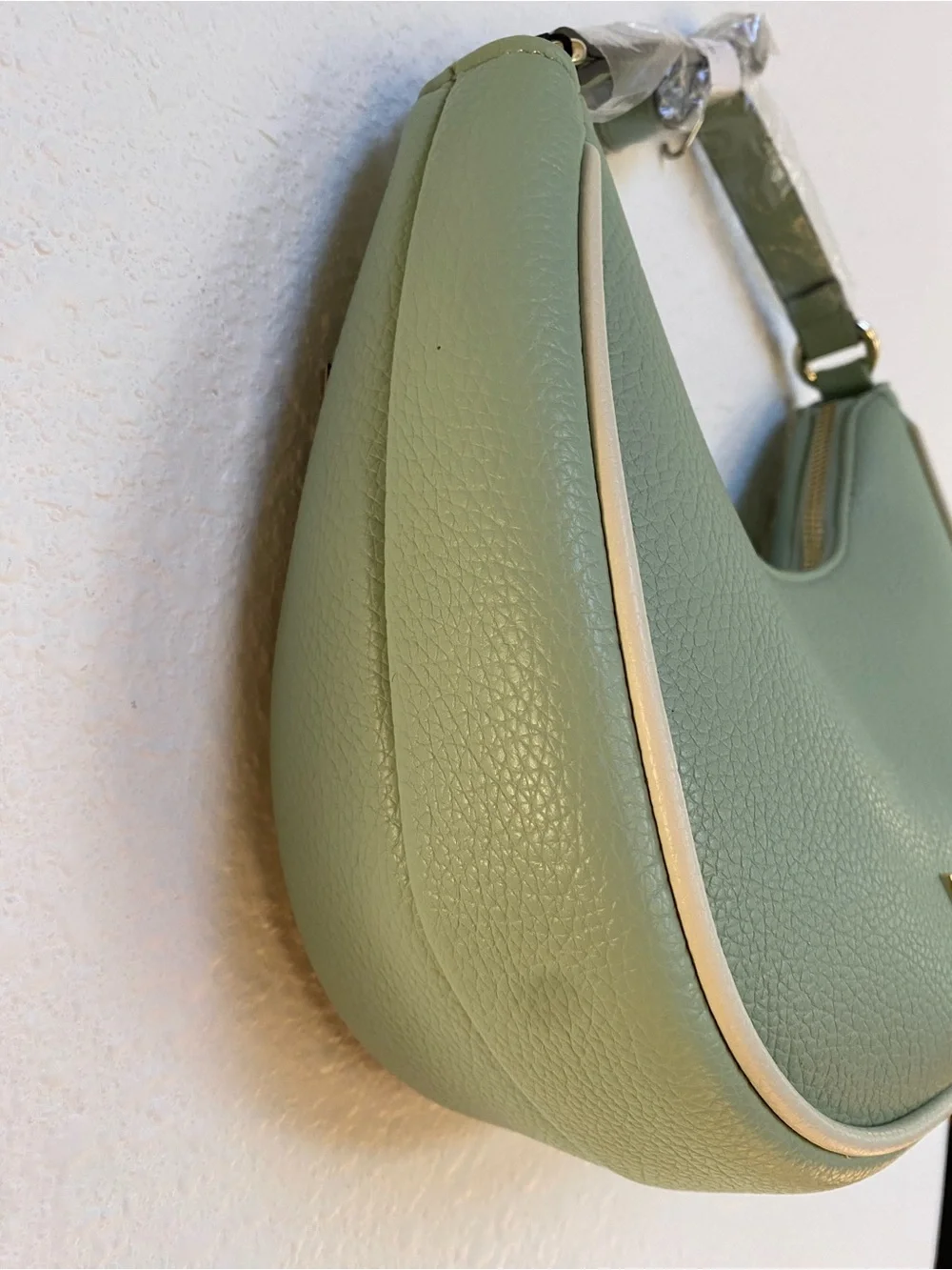 Vanessa Williams Crescent Hobo Bag in Mint Green